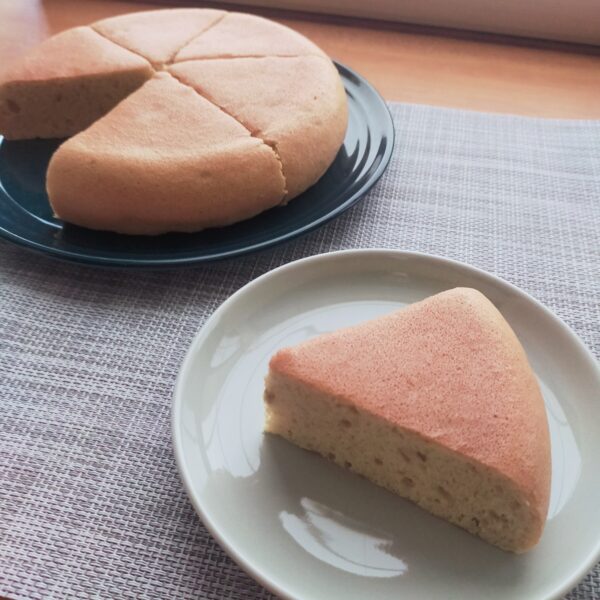 BPなし炊飯器で作る米粉バナナケーキの写真です